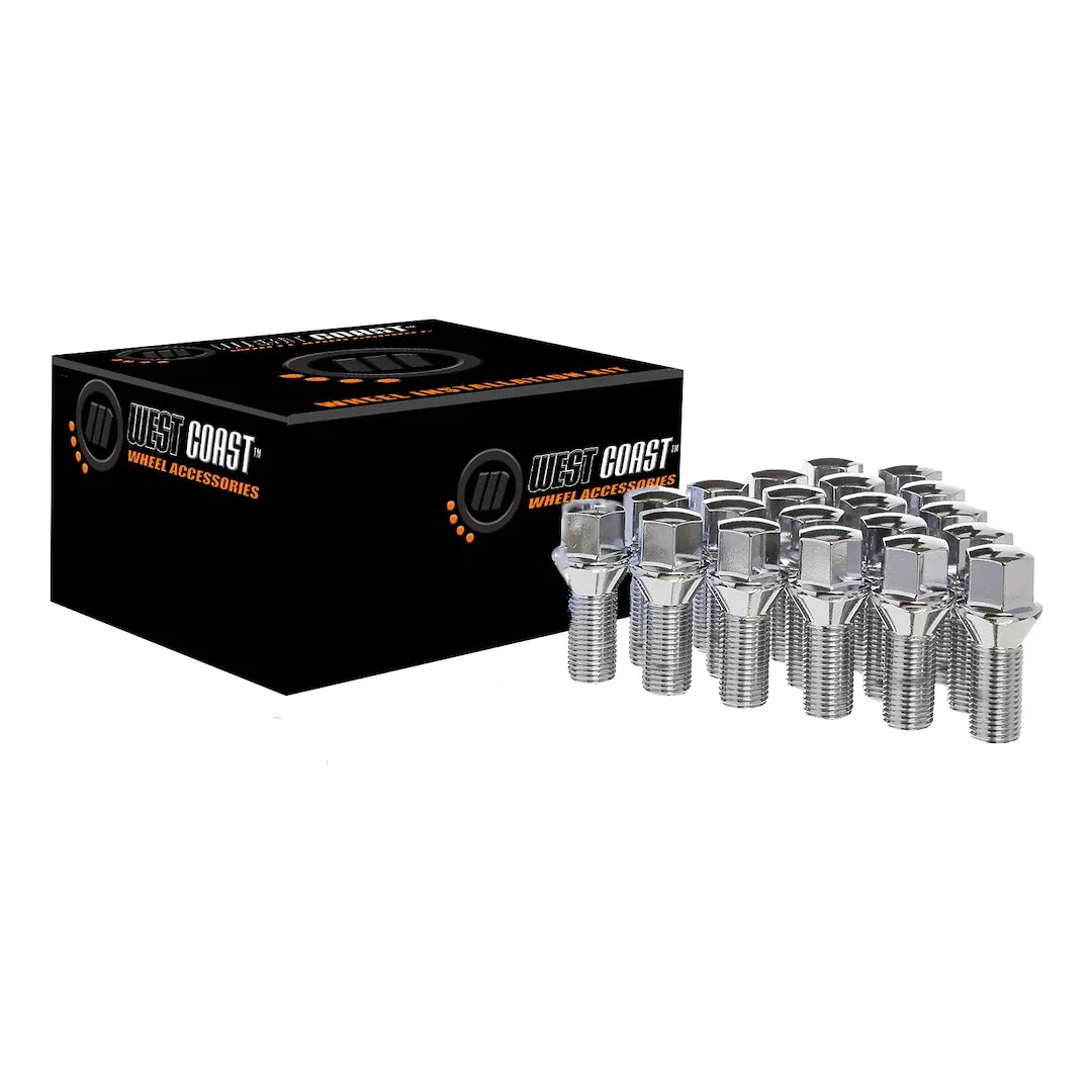 DPC27014BBH – WC WHEEL ACC Wheel Installation Kit, 5 Lug Kit 14 Millimeter x 1.5 Thread Size Radius/ Ball Seat Spline...